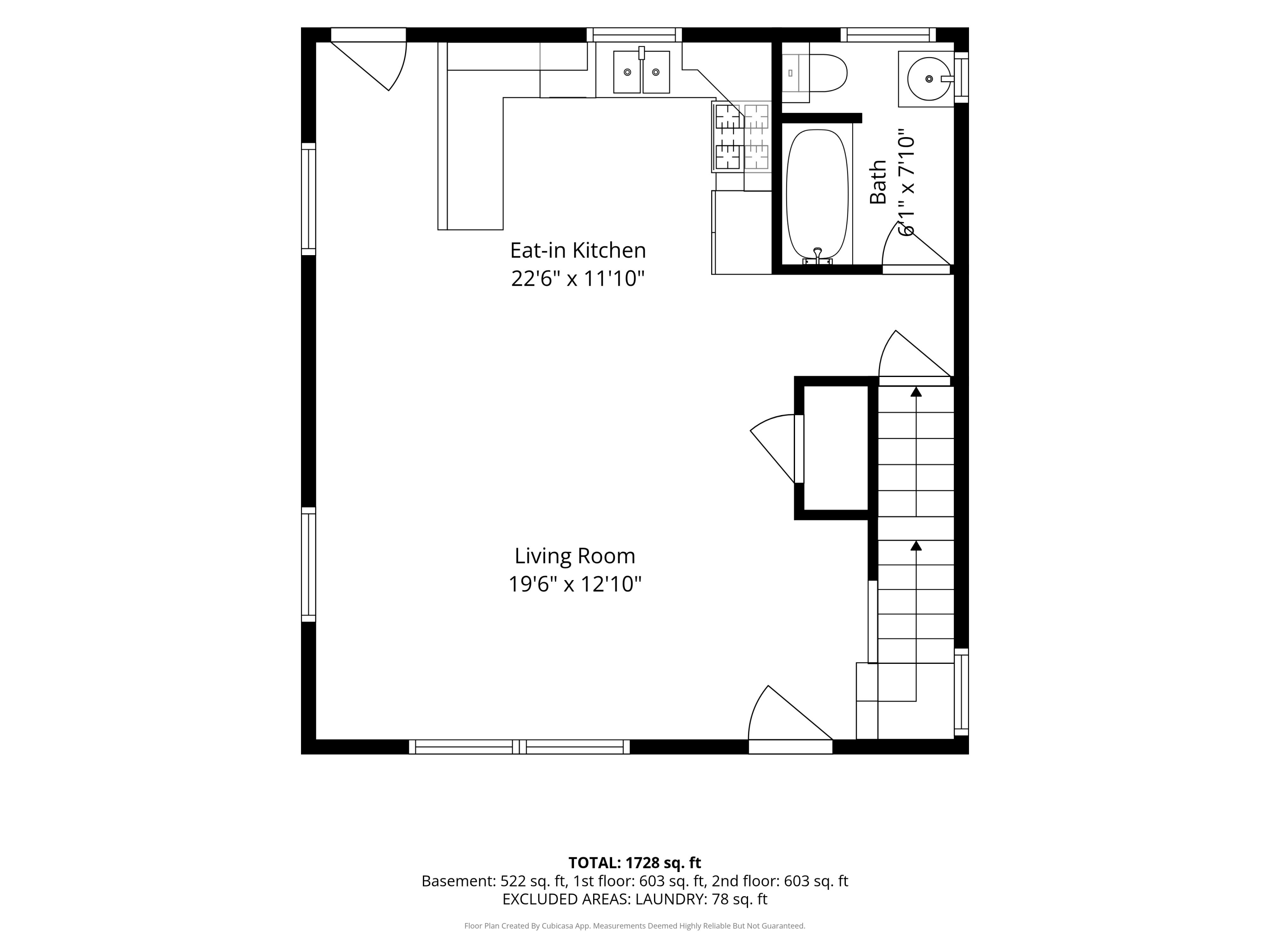 98 Cumberland Road South Portland, ME 04106 - Photo 23 of 26 First Floor Floorplan