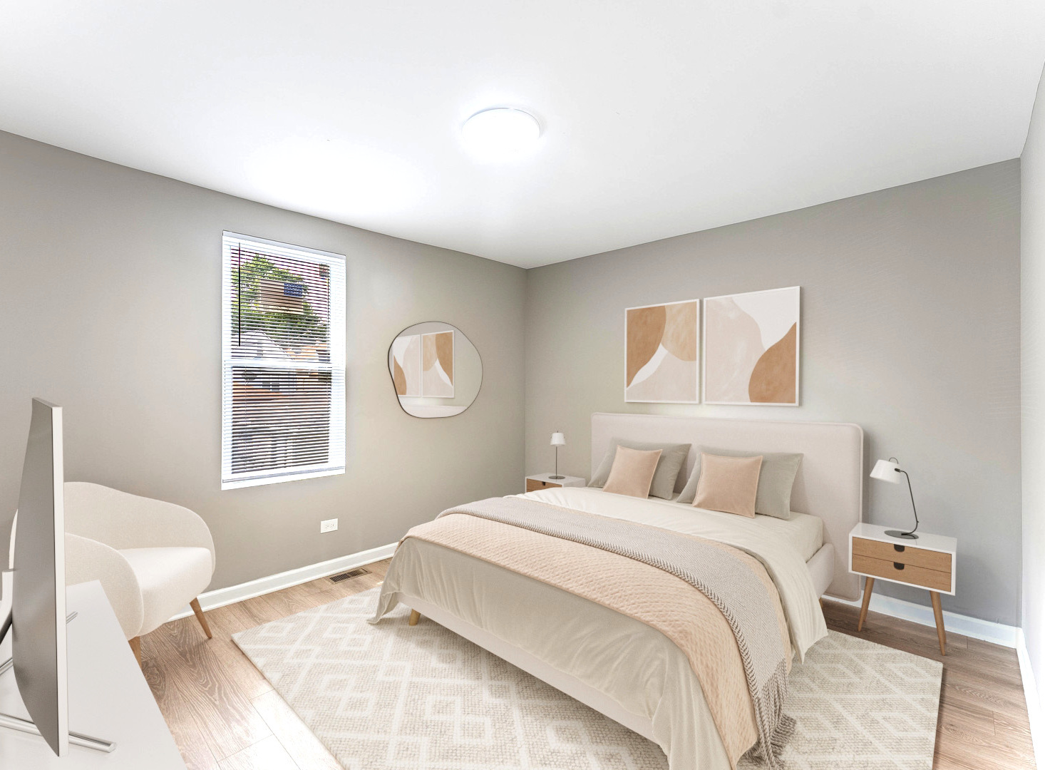 2733 West 38th Street Chicago, IL 60632 - Photo 12 of 30 a bedroom with a bed and a window