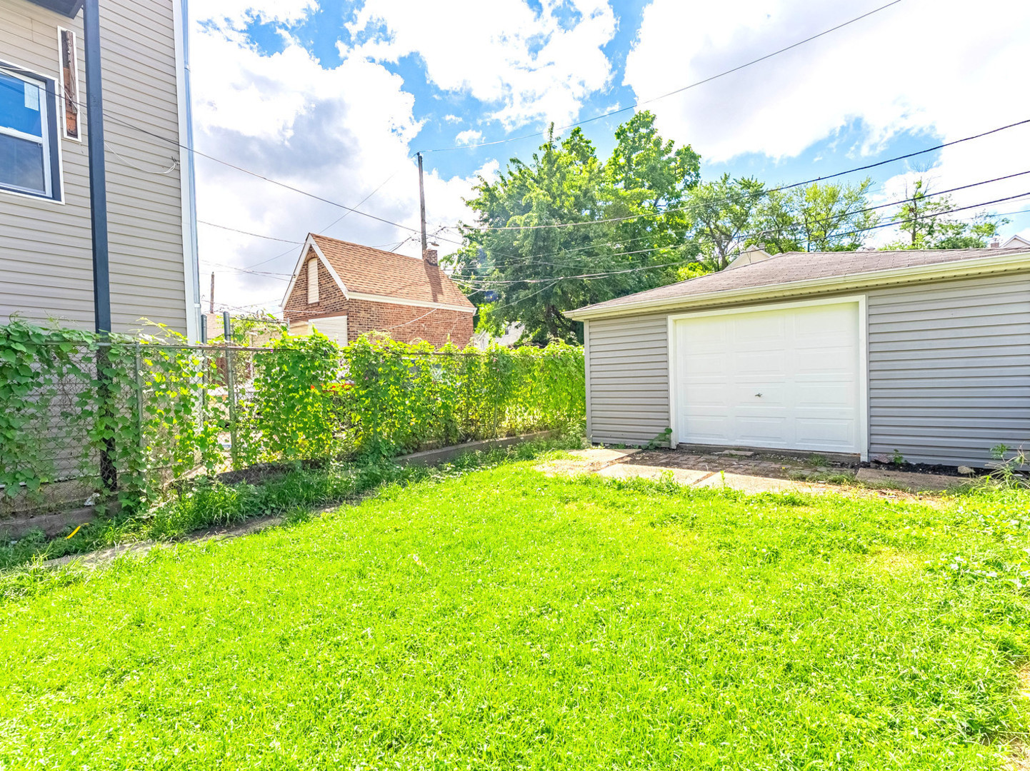 2733 West 38th Street Chicago, IL 60632 - Photo 29 of 30 a view of a backyard with plants and a large tree