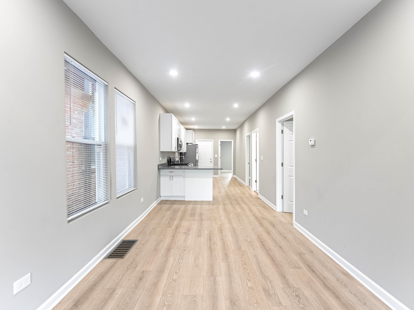 2733 West 38th Street Chicago, IL 60632 - Photo 6 of 30 a view of kitchen with refrigerator and window