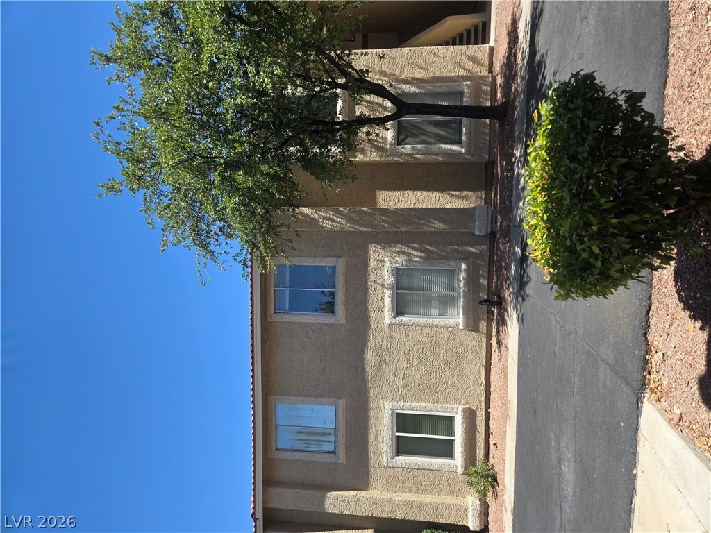 A classic stucco exterior, offering a blend of durability and timeless appeal.