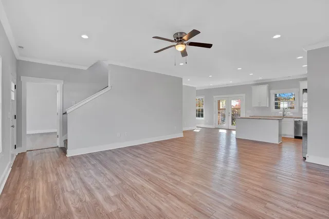 a view of an empty room