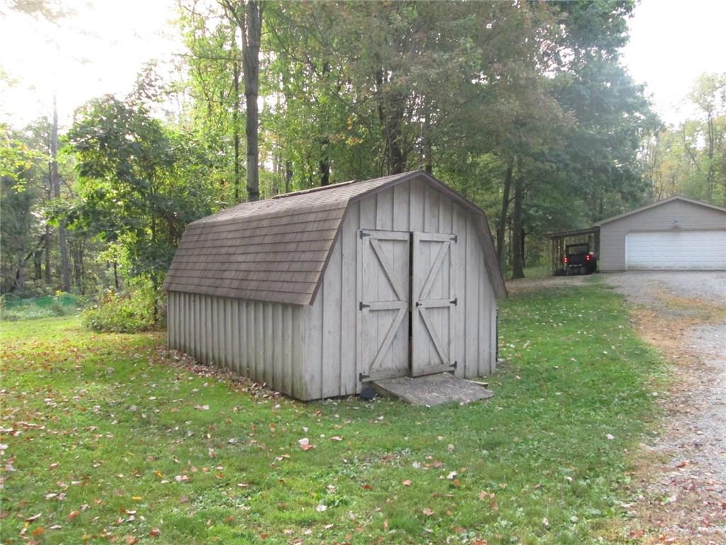 260 Glynn Road Chicora, PA 16025 - Photo 9 of 20 Storage shed, notice the carport to the left of the garage.