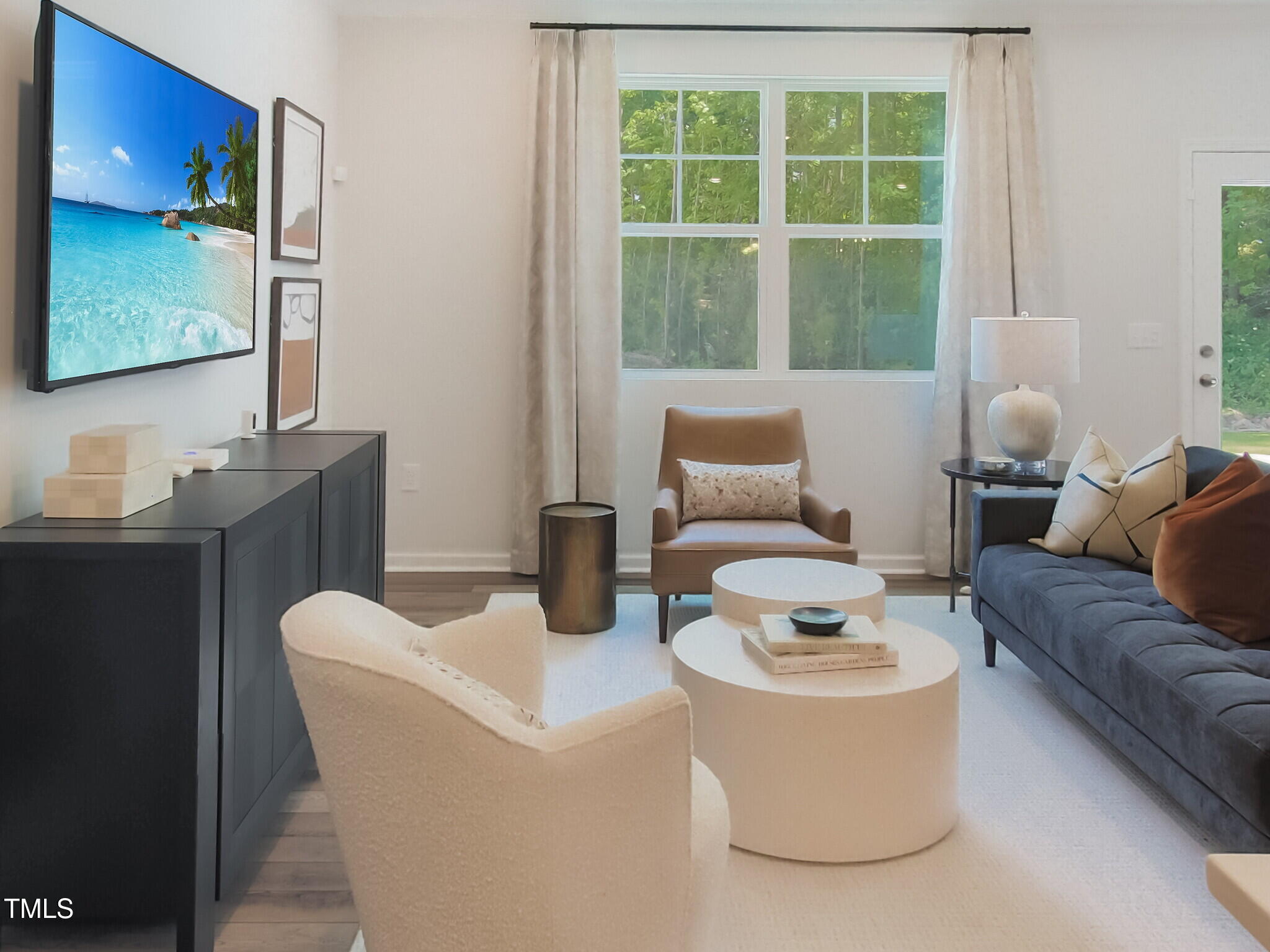 507 Hester Road Durham, NC 27703 - Photo 20 of 33 a living room with furniture and a potted plant