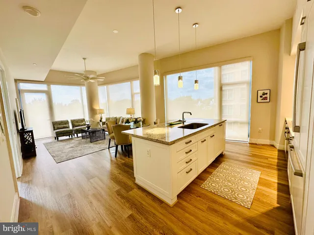 a view of city from a balcony