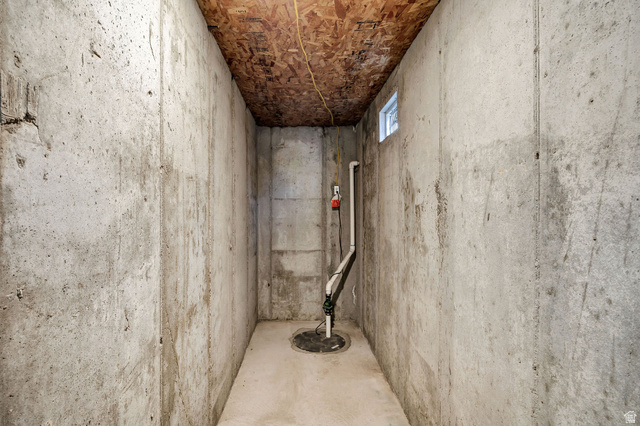 2912 South 1080th Street West Logan, UT 84321 - Photo 26 of 43 Concrete foundation walls with exposed wood subfloor ceiling