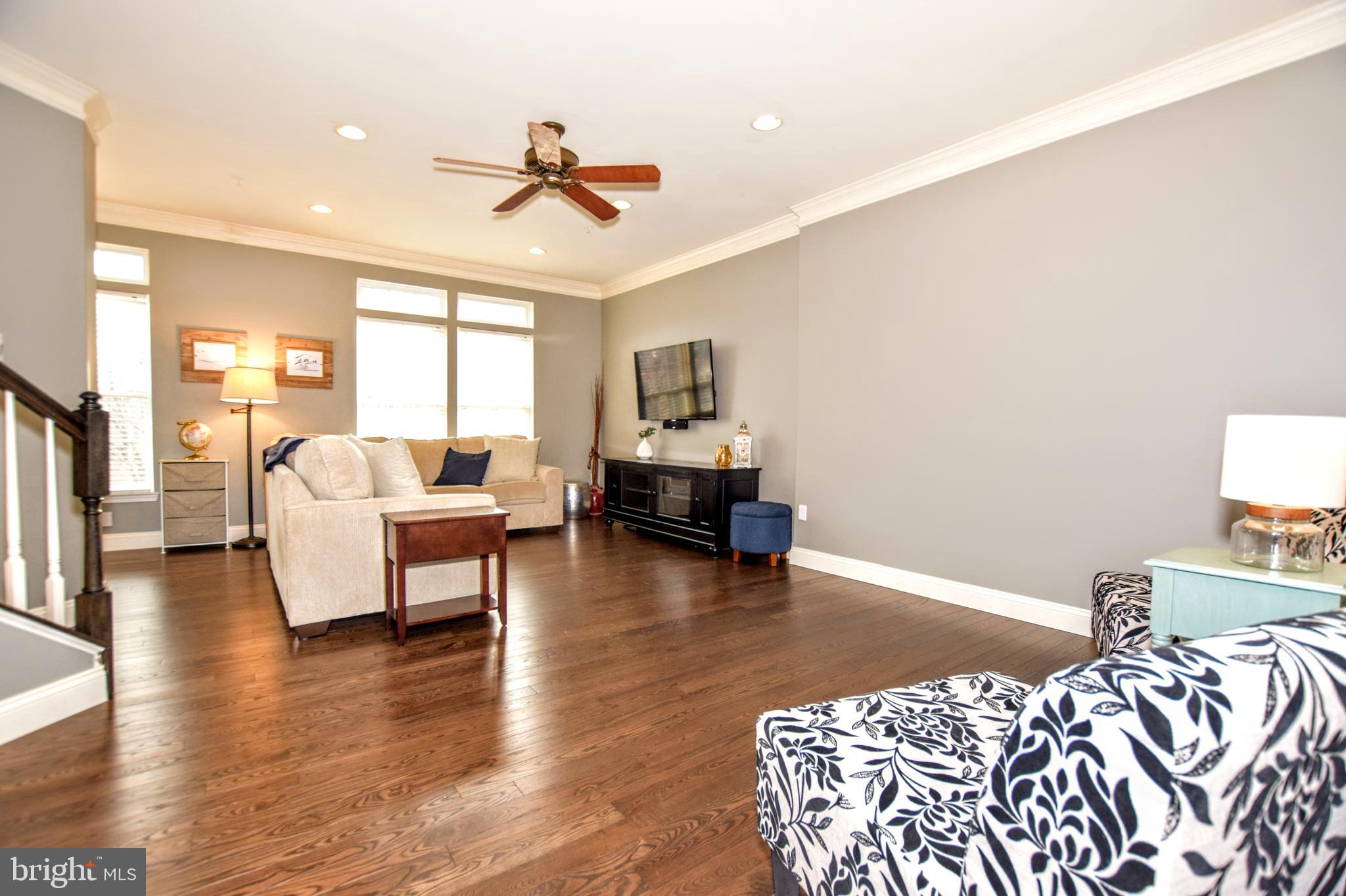 5103 Key View Way Perry Hall, MD 21128 - Photo 12 of 32 Phenomenal Oversized Hardwood Floored Family Room!