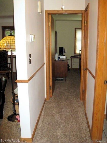 1243 Goddard Road Wyandotte, MI 48192 - Photo 15 of 24 Bedrooms 2 and 3 Hallway