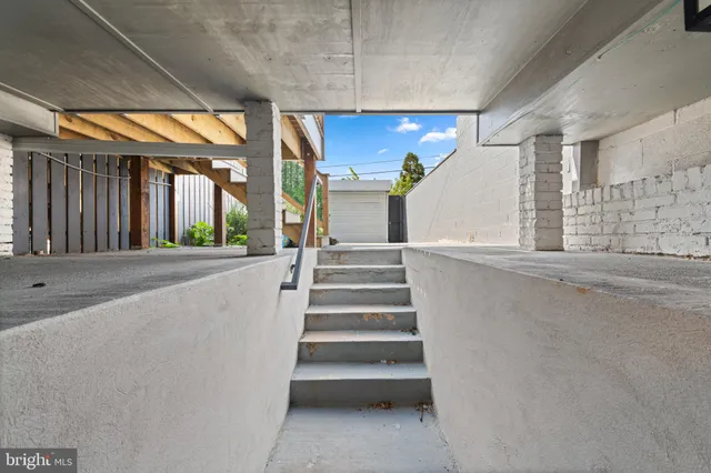 a view of an entryway with staircase