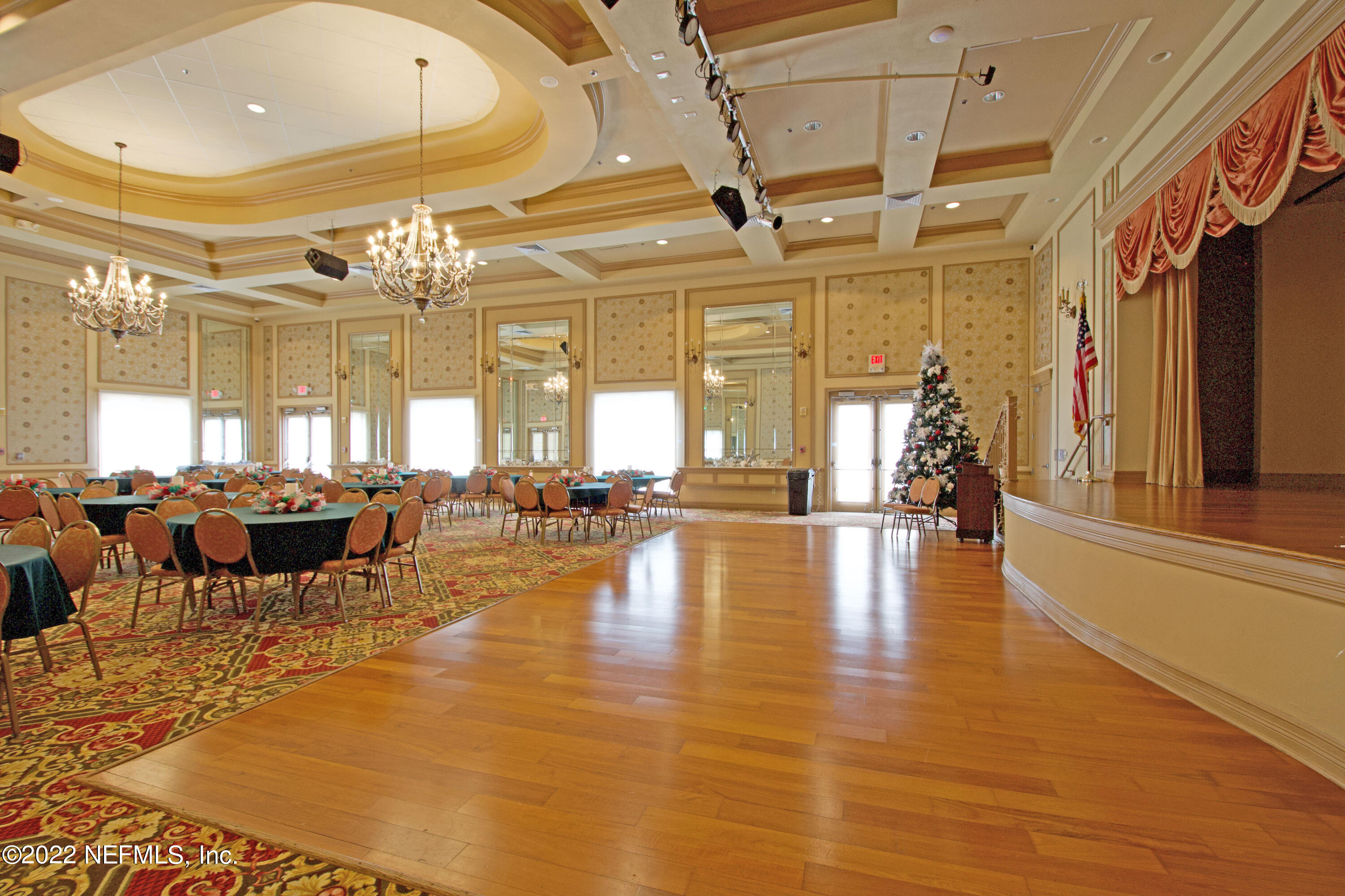 636 Copperhead Circle St. Augustine, FL 32092 - Photo 29 of 44 29 ballroom & raised stage