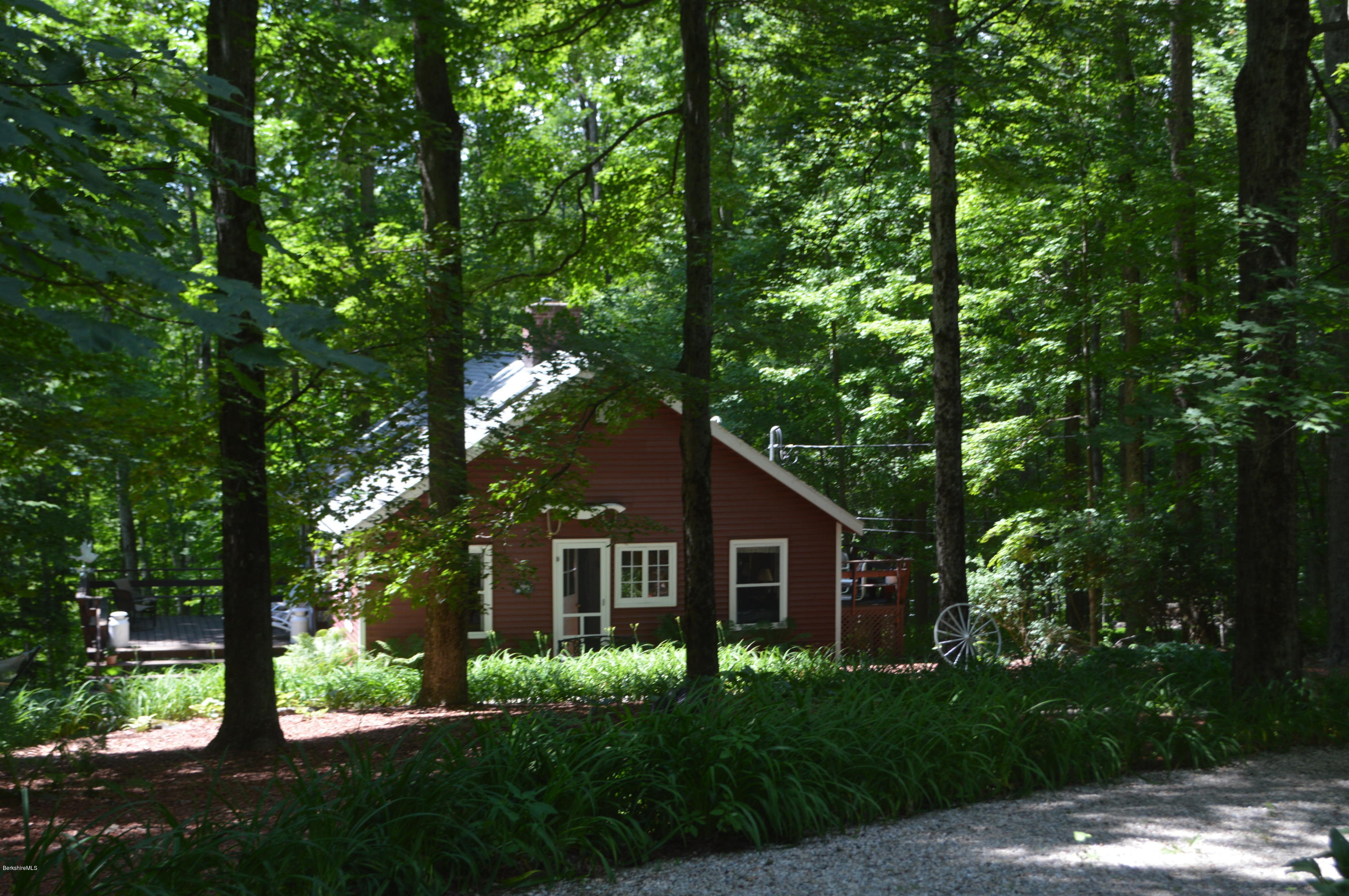 2 Massasoit Road Stockbridge, MA 01262 - Photo 29 of 31 a front view of a house with yard and green space