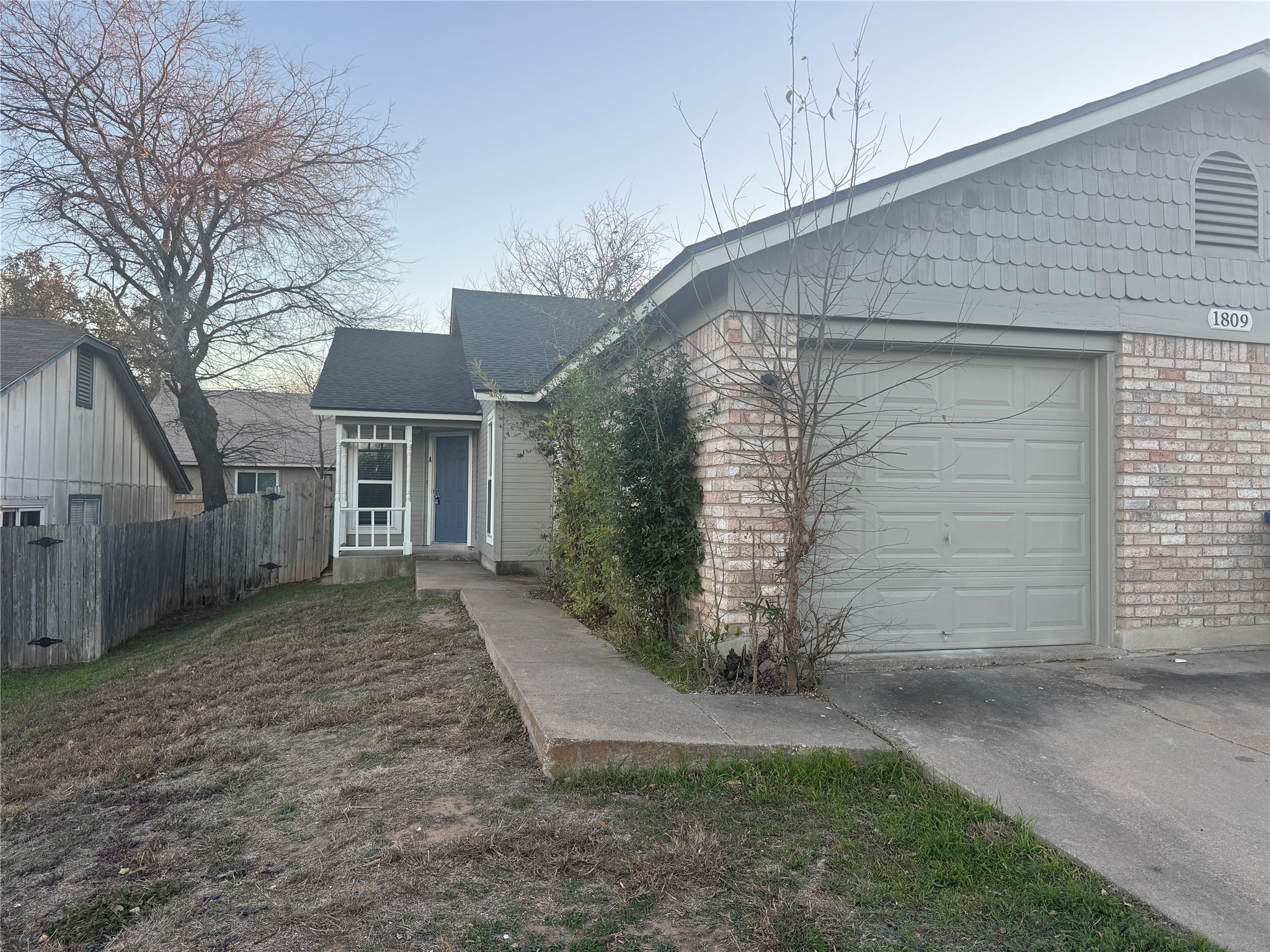 a house with a yard