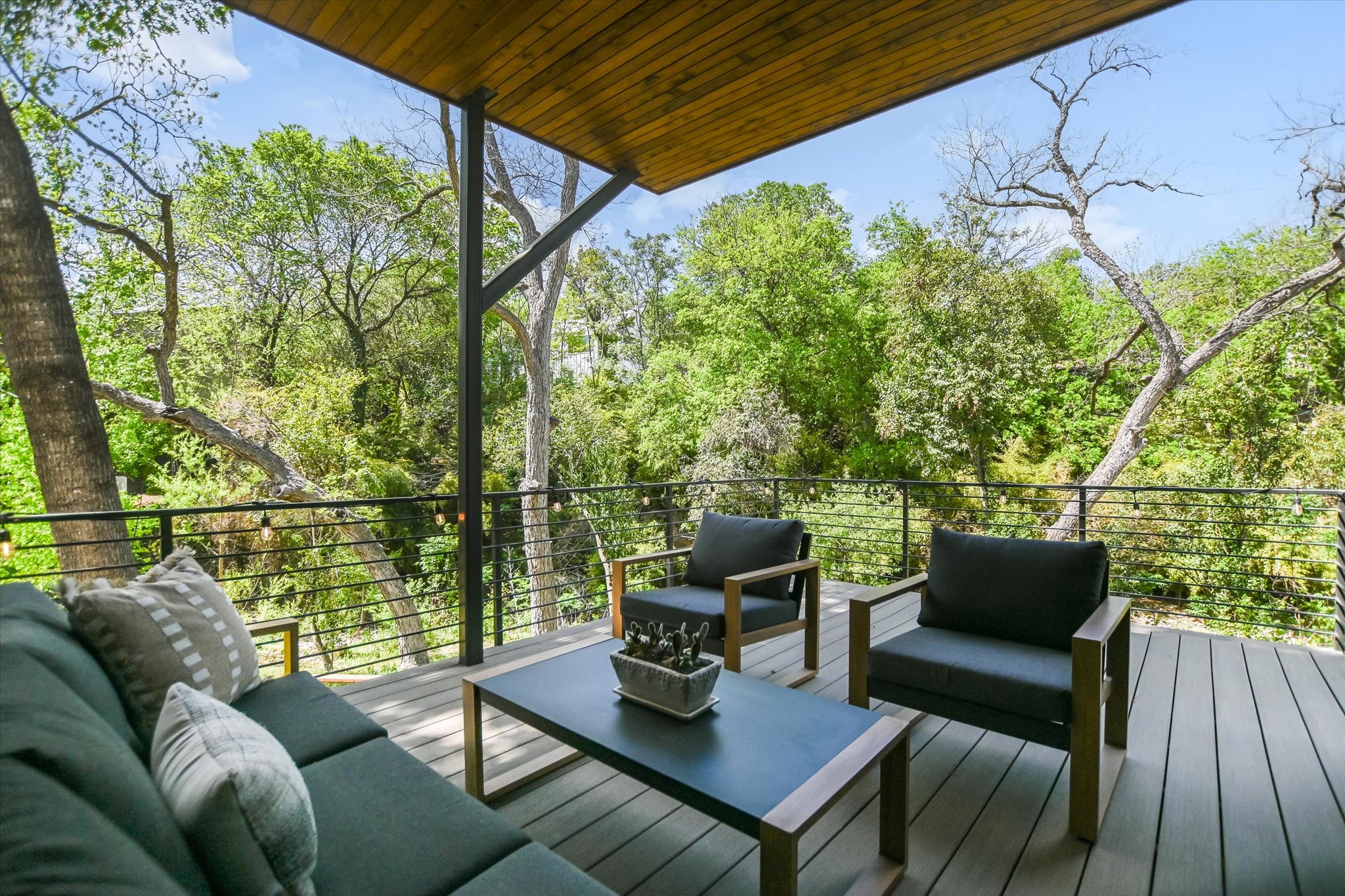900 South 2nd Street, Unit 6 Austin, TX 78704 - Photo 22 of 25 a view of a couches in the deck under a backyard