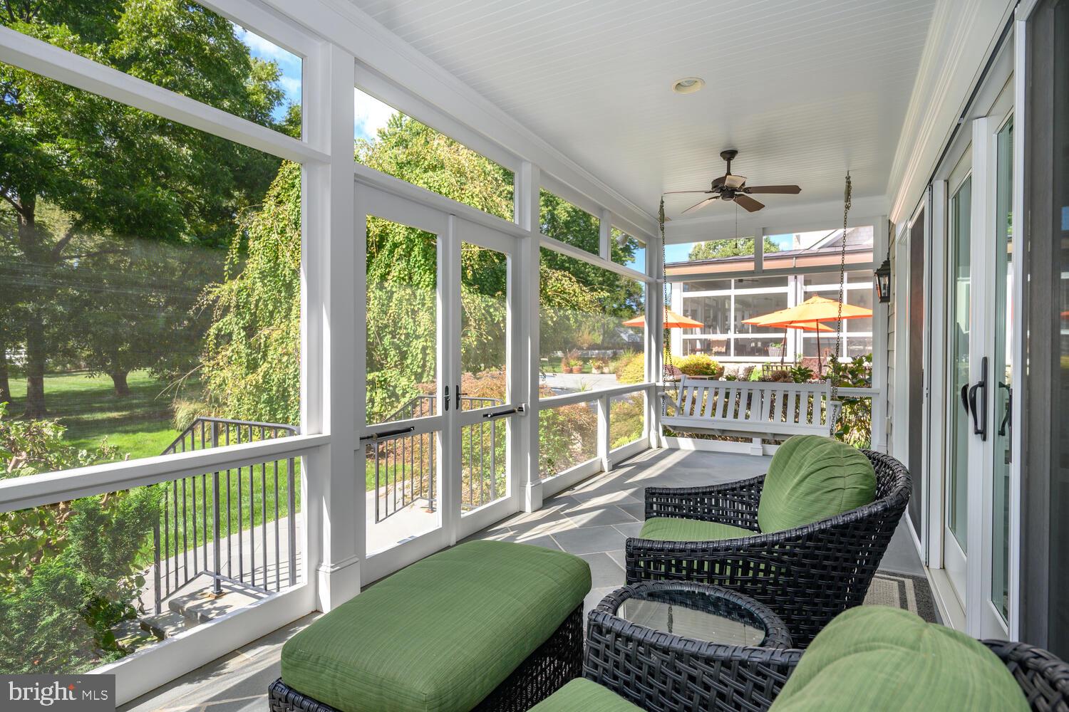 7508 Cooper Point Road Bozman, MD 21612 - Photo 101 of 116 Guest house screen porch w/views of patio & pool