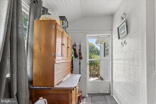 a view of front door and porch