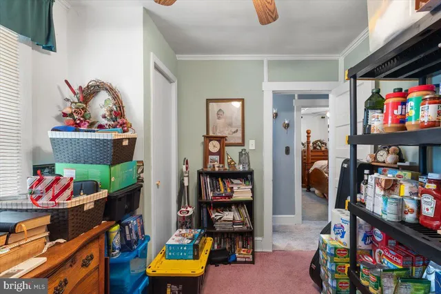 a view of an empty room