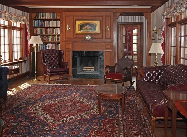88 Whittier Road Wellesley, MA 02481 - Photo 7 of 24 a living room with furniture a window and a fireplace