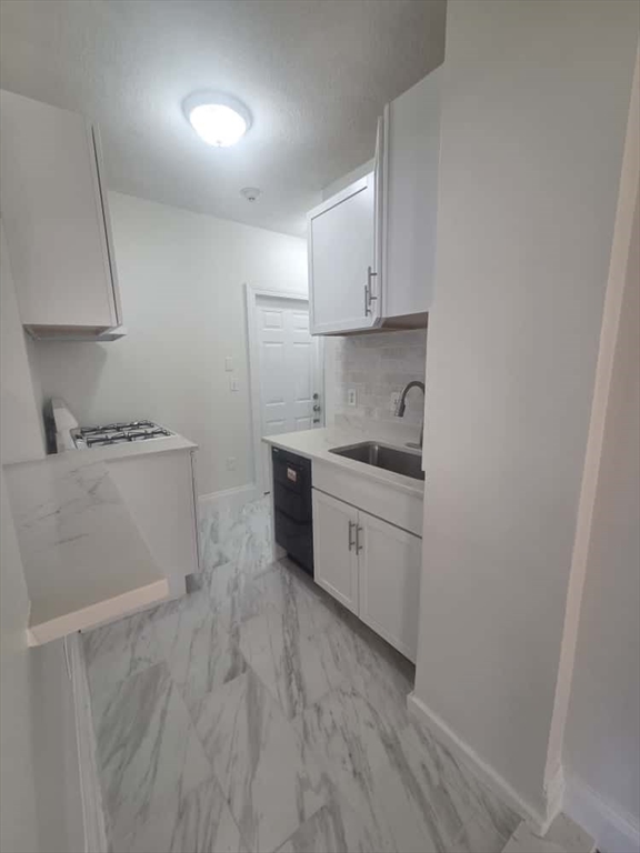 100 St Marys Street, Unit 1 Boston, MA 02215 - Photo 8 of 12 a kitchen with a sink a stove and cabinets