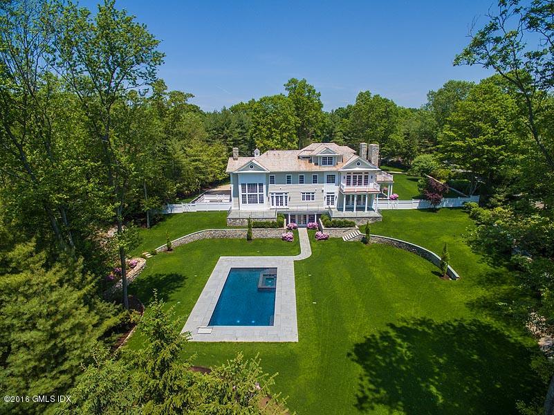 1 Doverton Drive Greenwich, CT 06831 - Photo 4 of 34 an aerial view of a house