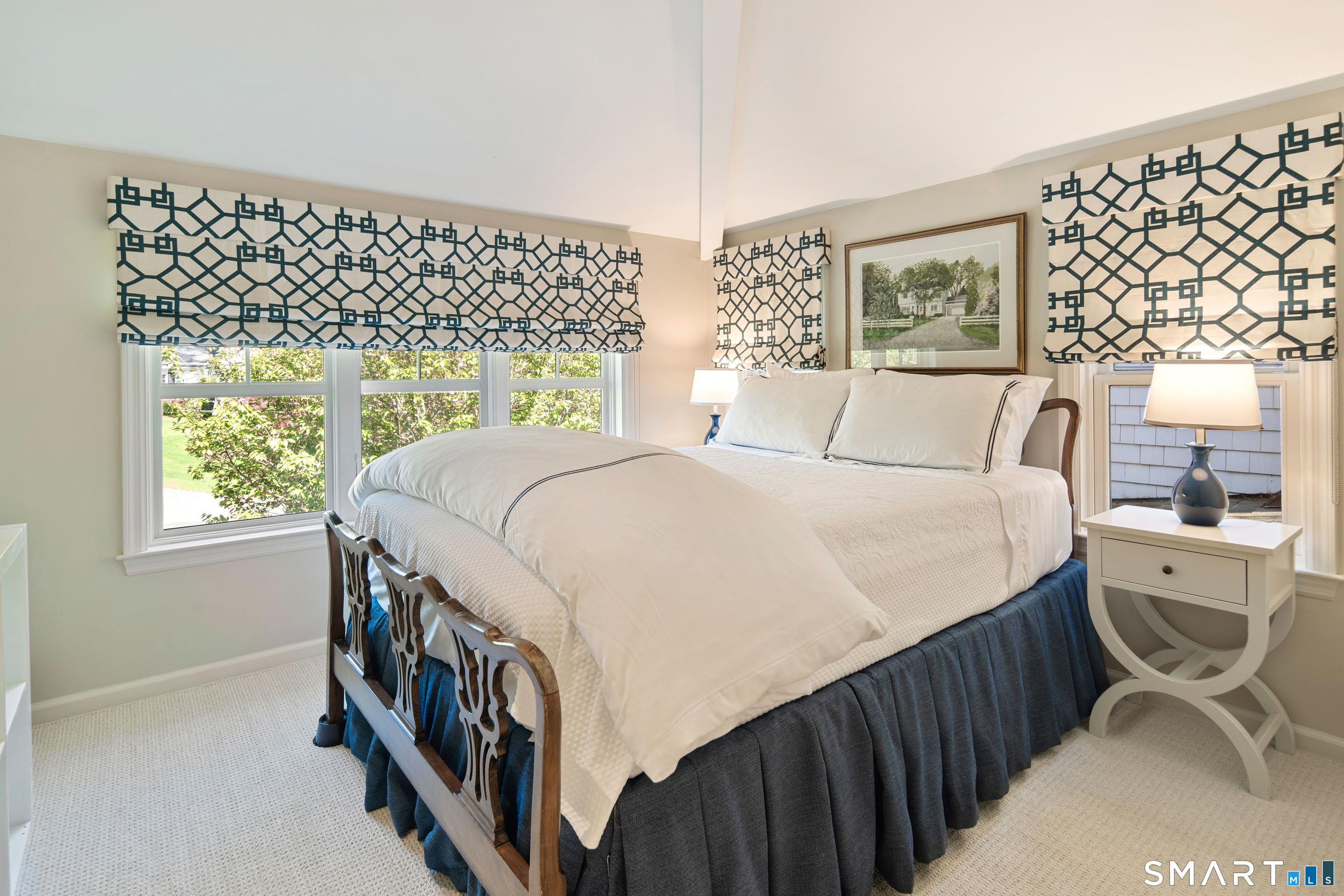11 McLaren Road South Darien, CT 06820 - Photo 38 of 40 a bedroom with a bed and a window