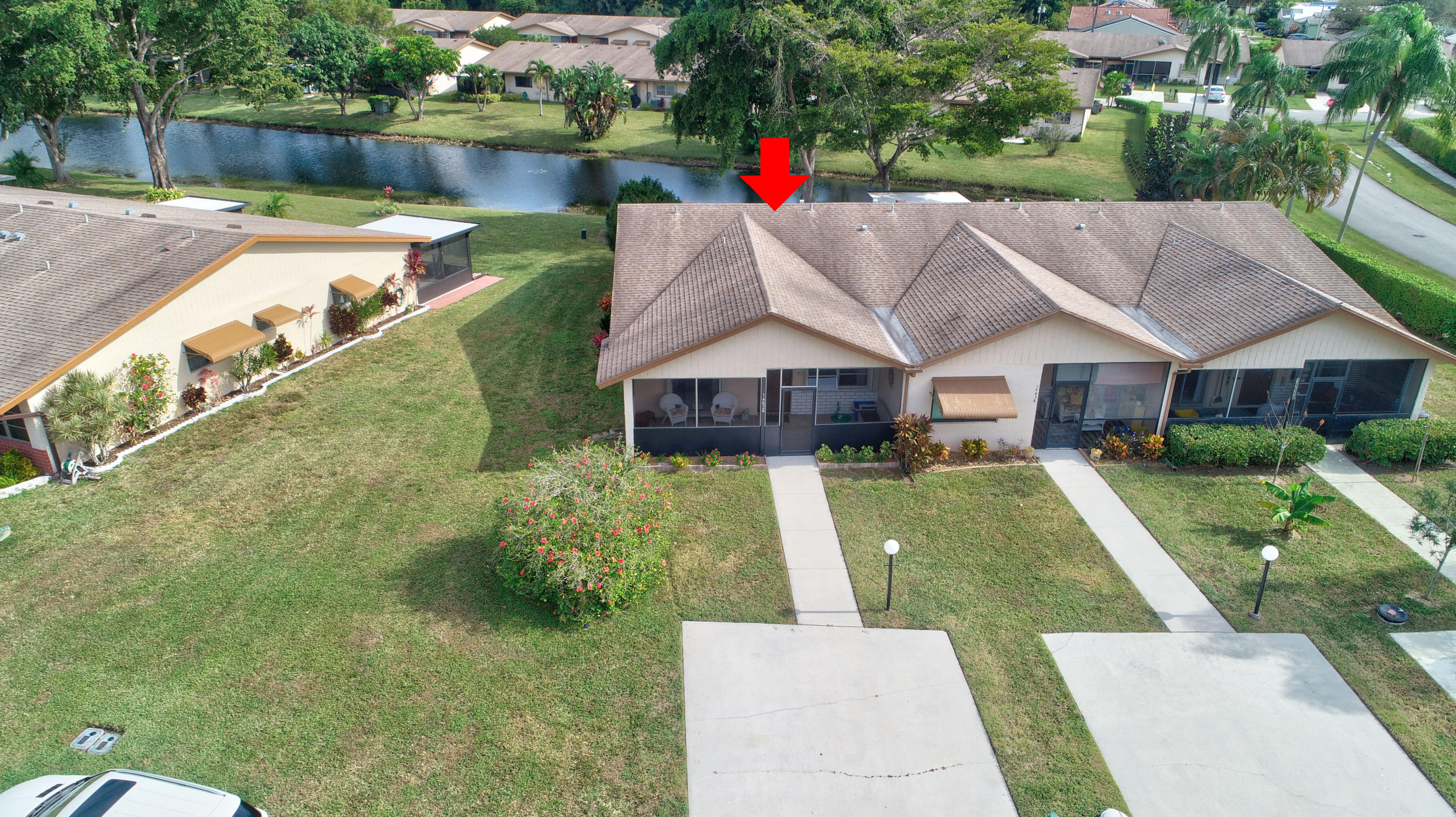 14626 Candy Way Delray Beach, FL 33484 - Photo 37 of 37 AERIAL VIEW OF VILLA...