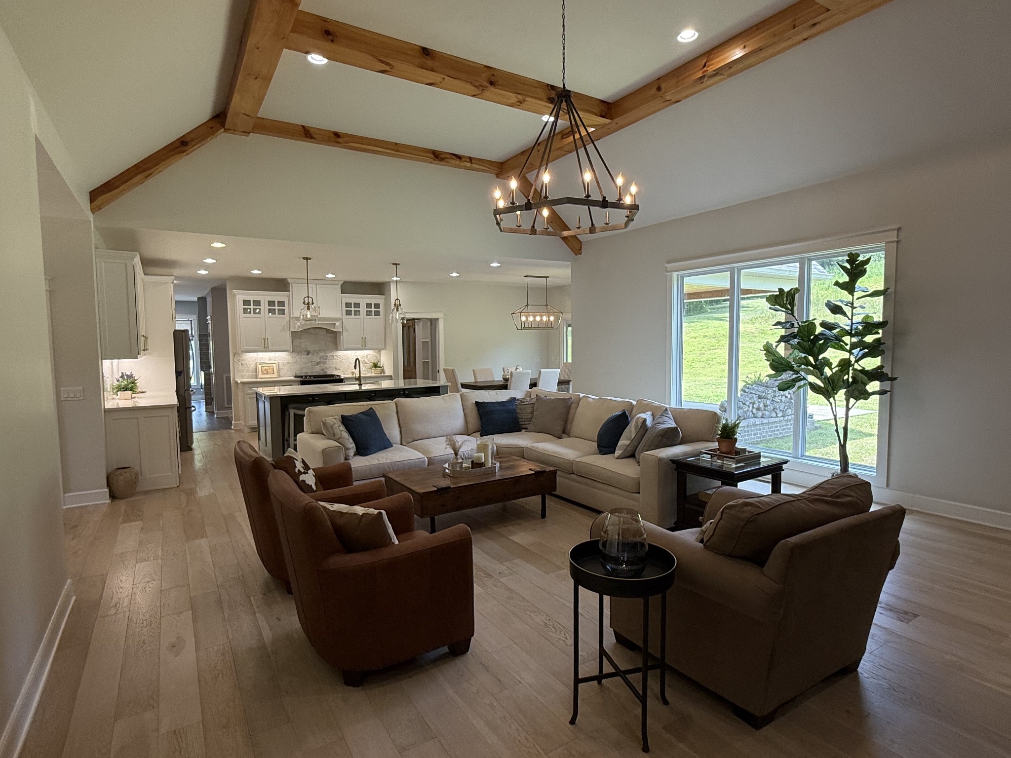 2145 Honey Prong Road Hartsville, TN 37074 - Photo 13 of 99 a living room with furniture and a chandelier