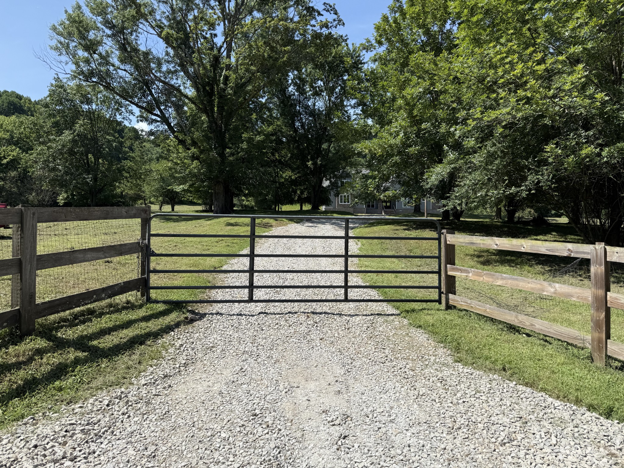 2145 Honey Prong Road Hartsville, TN 37074 - Photo 92 of 99 a view of a bench sitting in middle of a yard