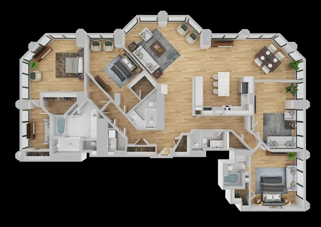 $1,195,000 | 405 North Wabash Avenue, Unit 4308, Chicago, IL 60611