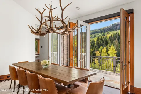 a view of a balcony with an outdoor space