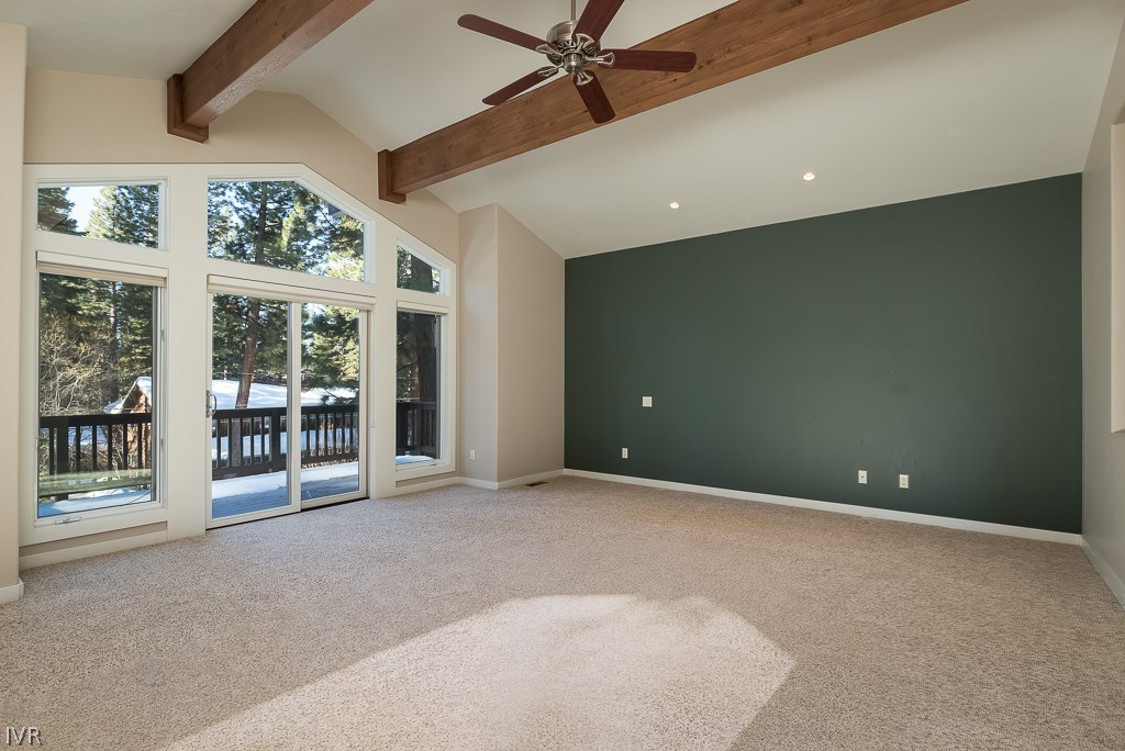 818 Ophir Peak Road Incline Village, NV 89451 - Photo 13 of 23 a view of an empty room with a balcony