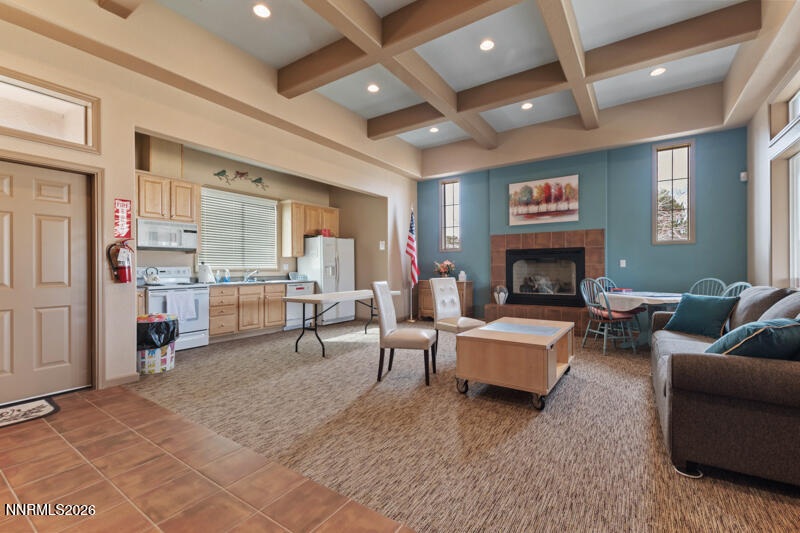 403 Sierra Leaf Circle Reno, NV 89511 - Photo 25 of 25 a living room with furniture and a fireplace