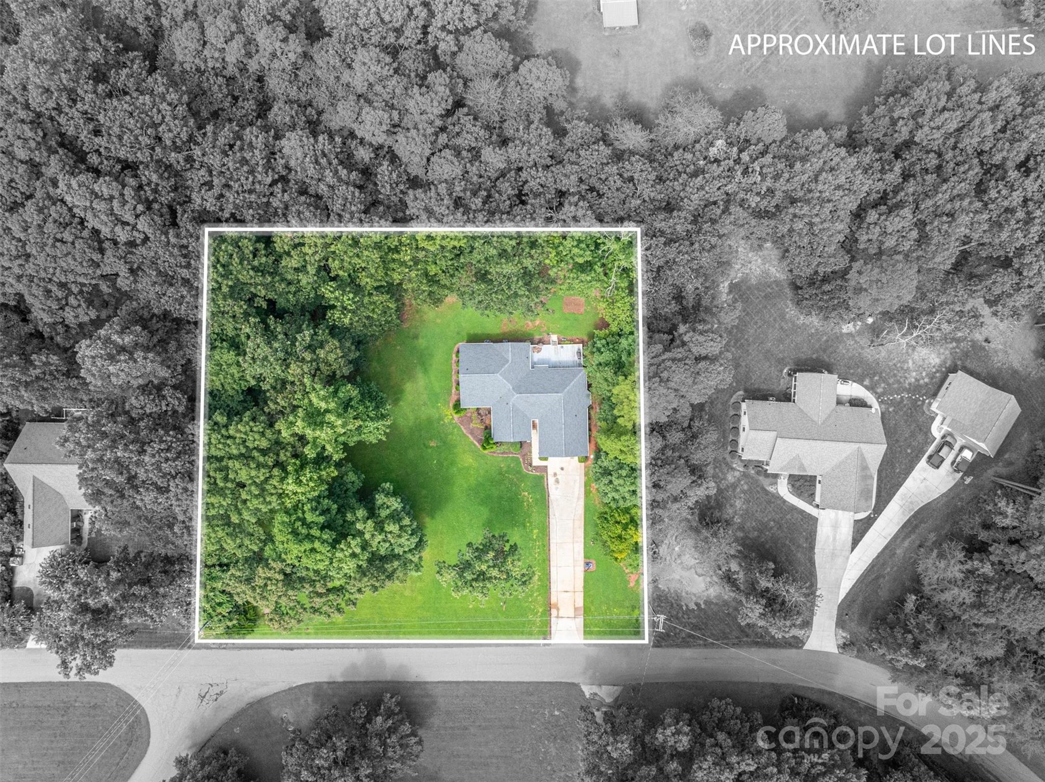 1335 Huckleberry Road Lincolnton, NC 28092 - Photo 22 of 24 an aerial view of a yard