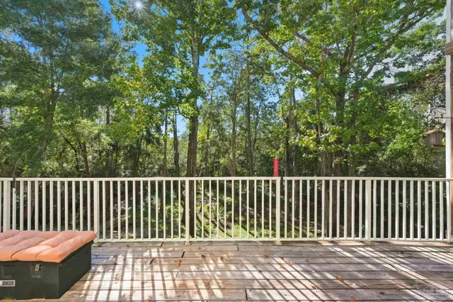 a view of a chair on the roof deck