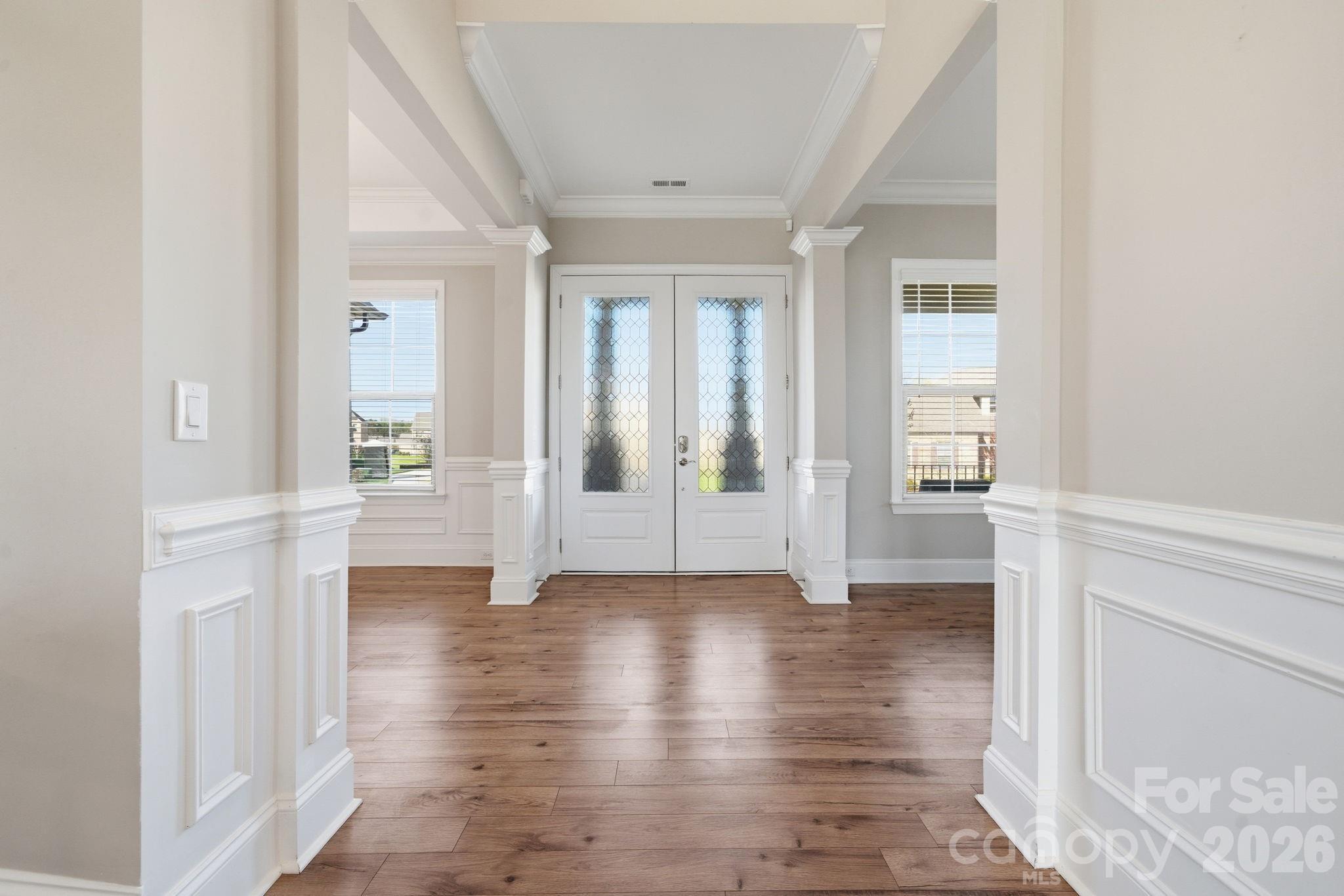 8920 Branch Brook Place Huntersville, NC 28078 - Photo 4 of 41 a view of an entryway with wooden floor