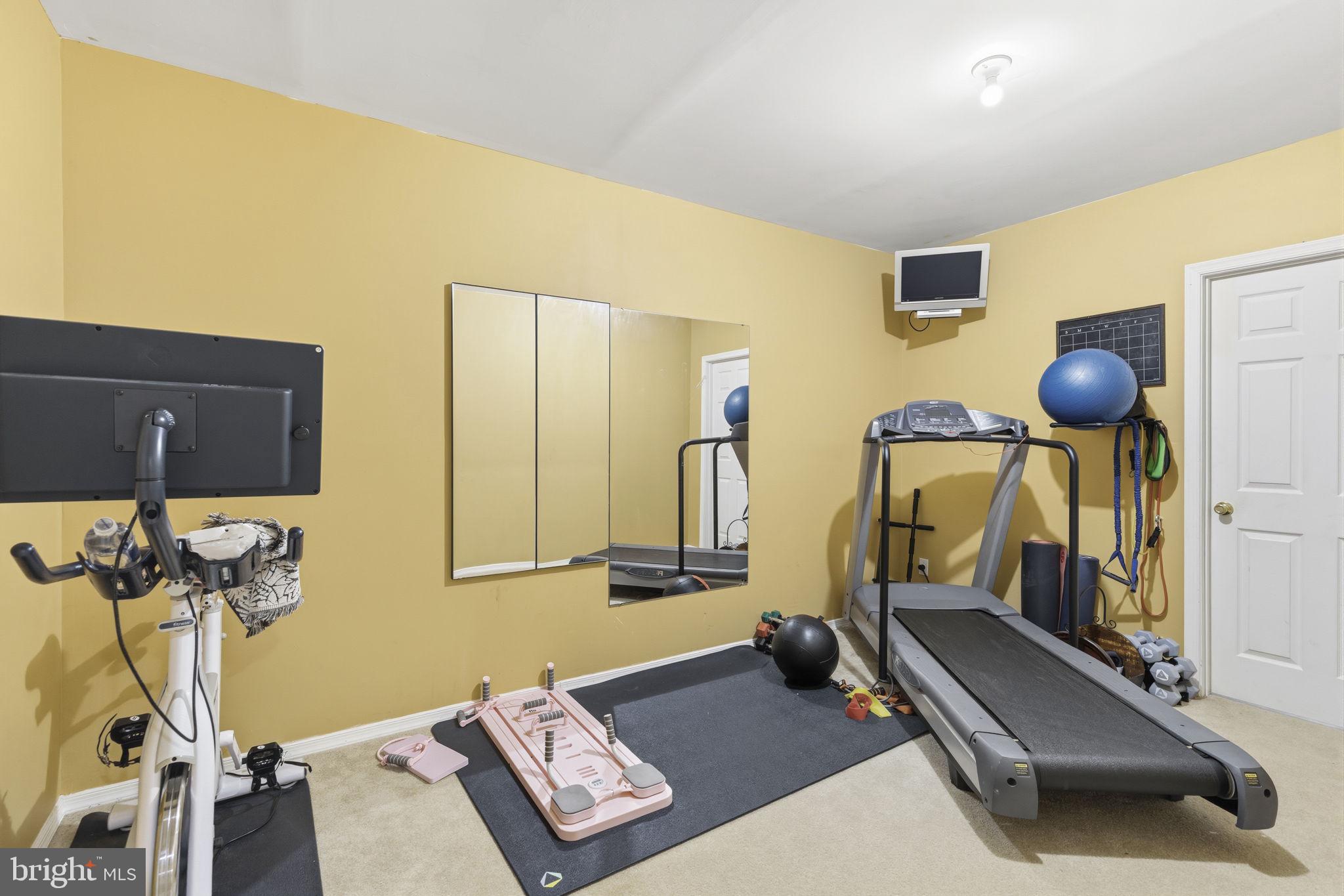 2254 Phillips Mill Road Forest Hill, MD 21050 - Photo 41 of 63 Exercise room with carpet