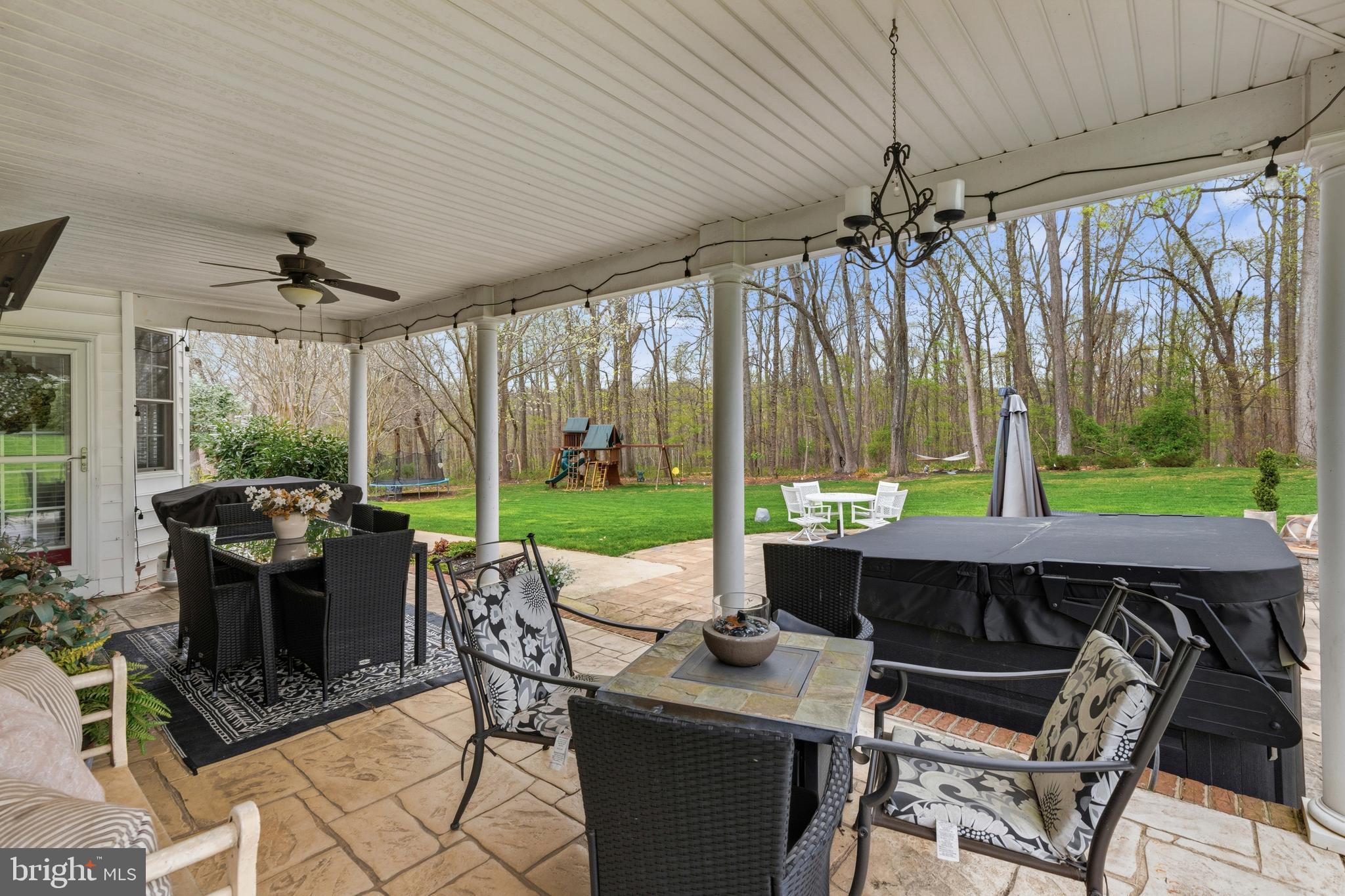 2254 Phillips Mill Road Forest Hill, MD 21050 - Photo 43 of 63 Covered porch off the breakfast nook & ceiling fan