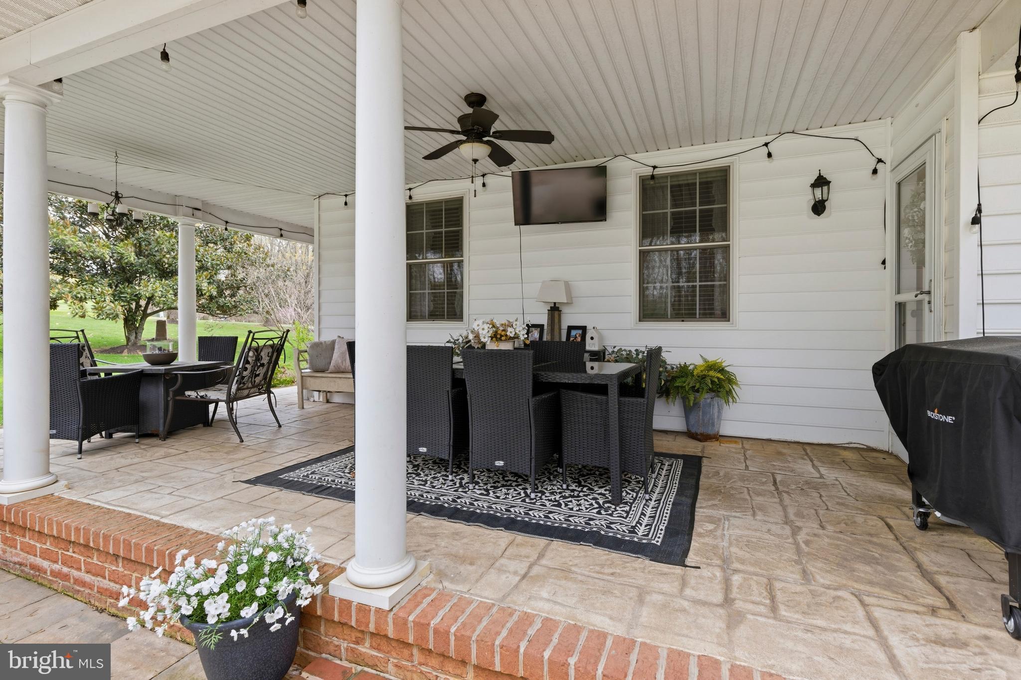 2254 Phillips Mill Road Forest Hill, MD 21050 - Photo 44 of 63 Covered stone porch with elegant columns