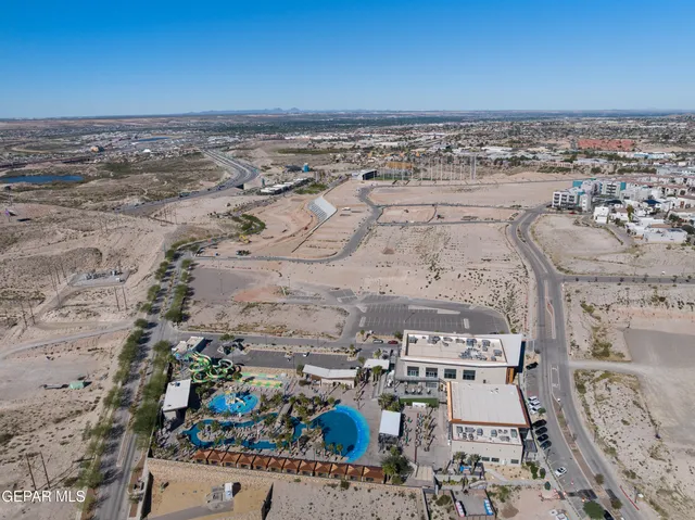 an aerial view of a ocean view