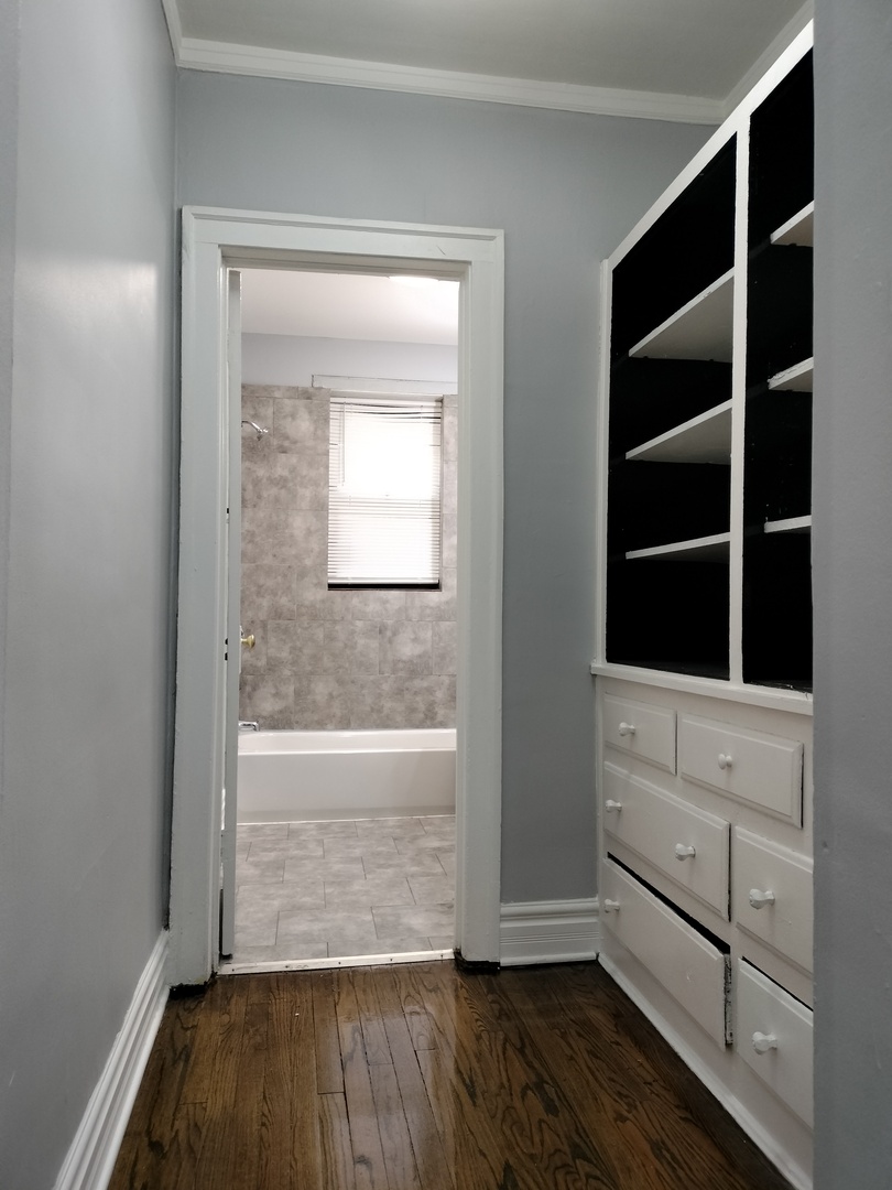 1739 West 80th Street, Unit 17933 Chicago, IL 60620 - Photo 3 of 17 a view of walk in closet with empty racks