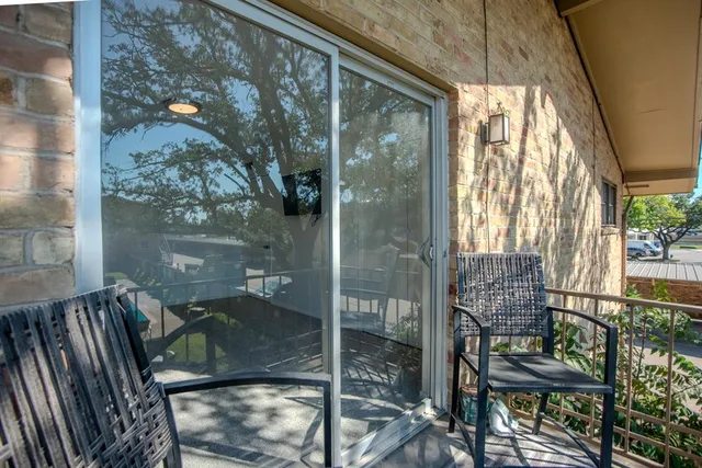 a outdoor view from a balcony