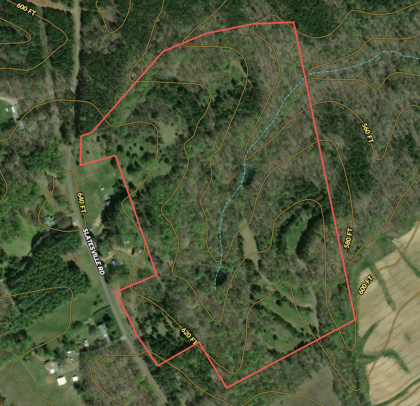 0 Slatesville Road Keeling, VA 24566 - Photo 10 of 78 a aerial view of a house with a yard