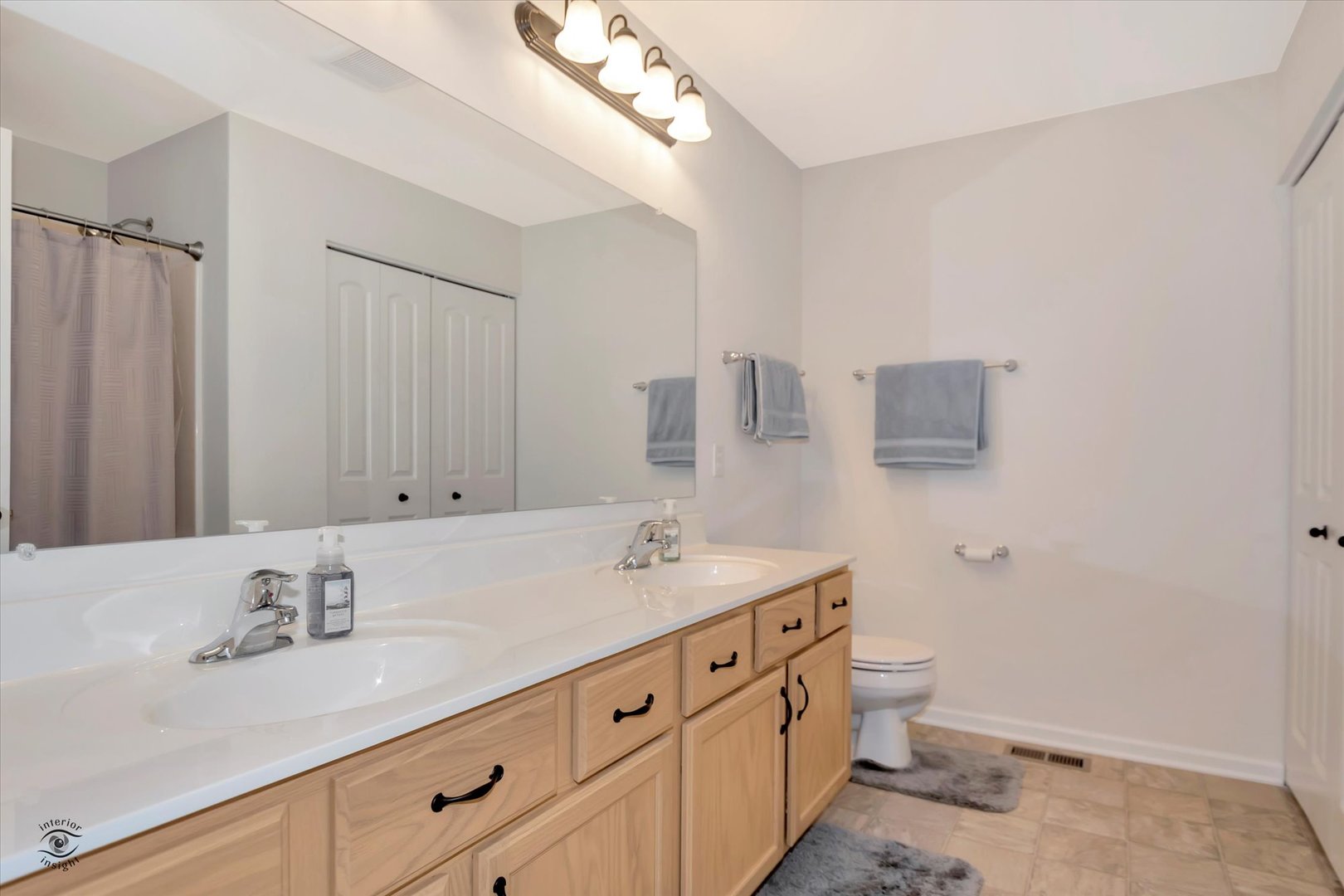 1721 Eagle Ct. Morris, IL 60450 - Photo 13 of 27 a bathroom with a granite countertop sink mirror and toilet