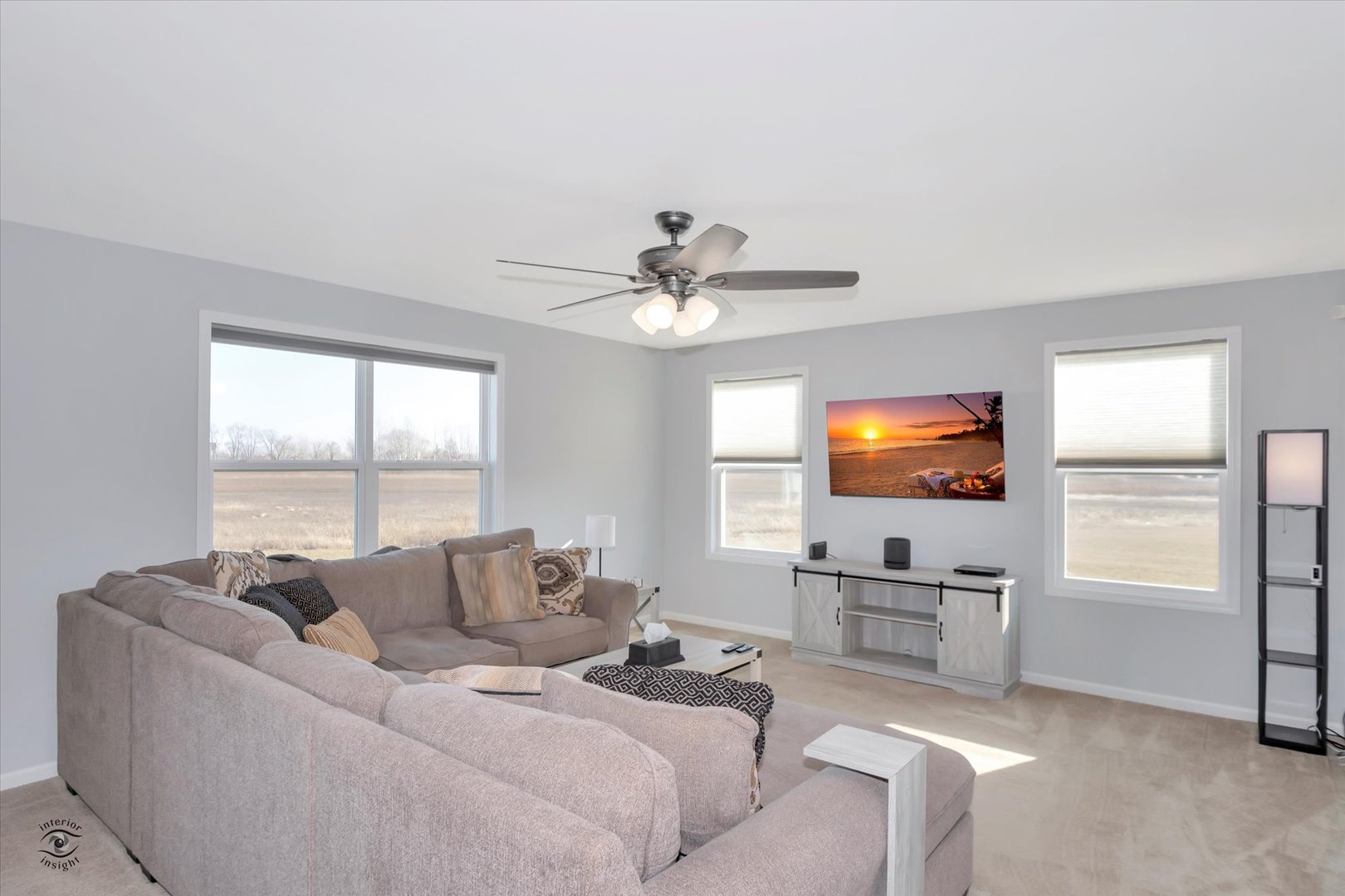 1721 Eagle Ct. Morris, IL 60450 - Photo 8 of 27 a living room with furniture and a flat screen tv