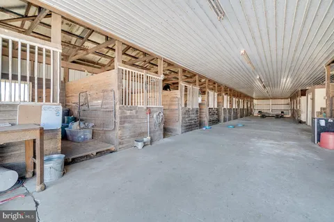a view of a storage room