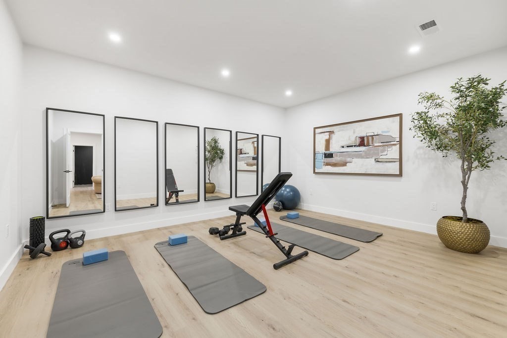28 Cottonwood Road Newton, MA 02459 - Photo 22 of 25 a view of a room with gym equipment