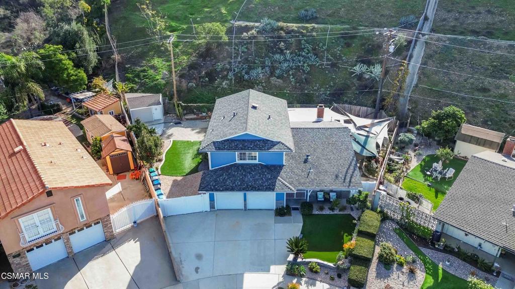 705 Wishard Avenue Simi Valley, CA 93065 - Photo 41 of 50 an aerial view of a house with a garden