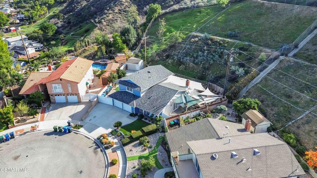 705 Wishard Avenue Simi Valley, CA 93065 - Photo 42 of 50 an aerial view of a house with yard and parking
