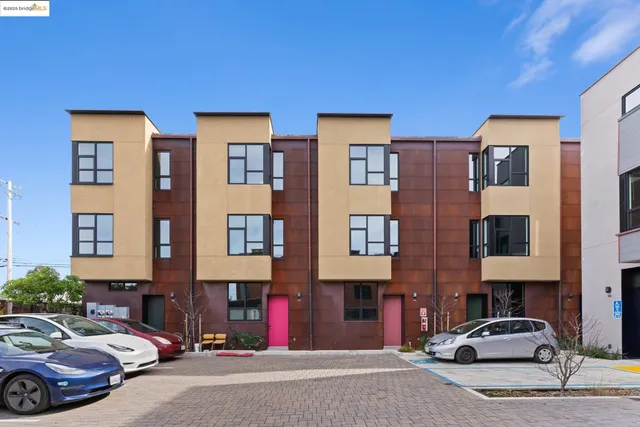 a front view of a building