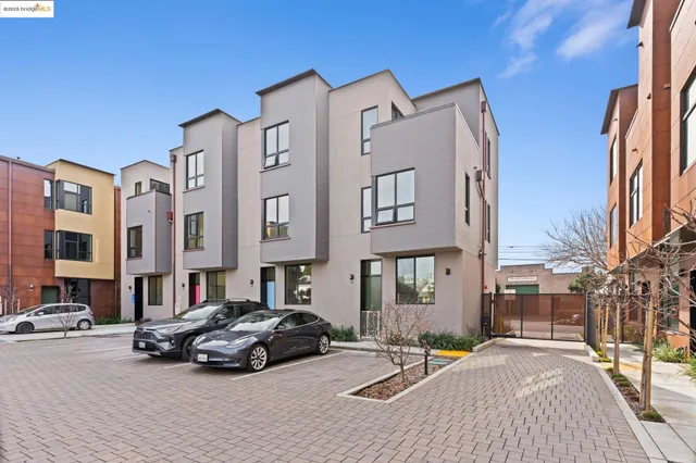 a view of a street with buildings