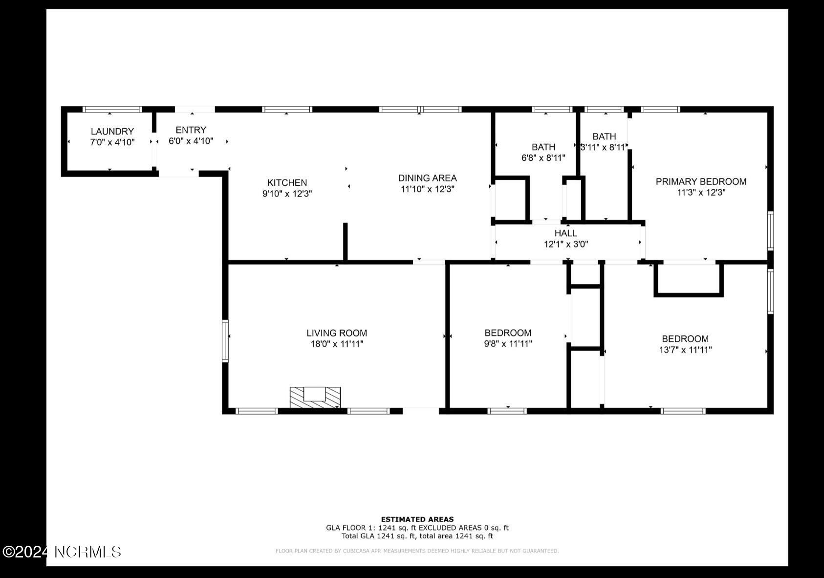 3 Edith Drive Jacksonville, NC 28540 - Photo 46 of 46 Floor plan